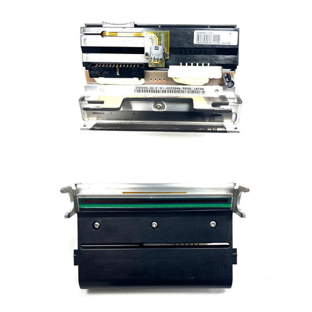 Two printer components on a white background