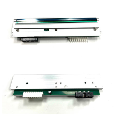 A Zebra 300 DPI printhead for 170Xi III Plus printers, showing the printhead assembly with cables and mounting brackets.